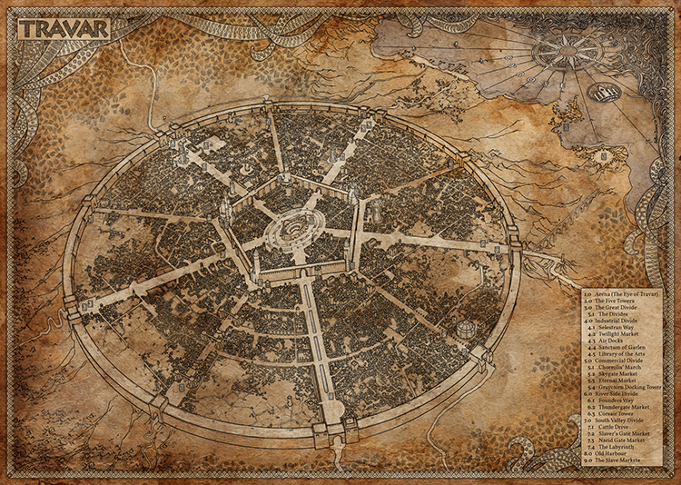 Travar: The Merchant City Map (ED4) - Click Image to Close